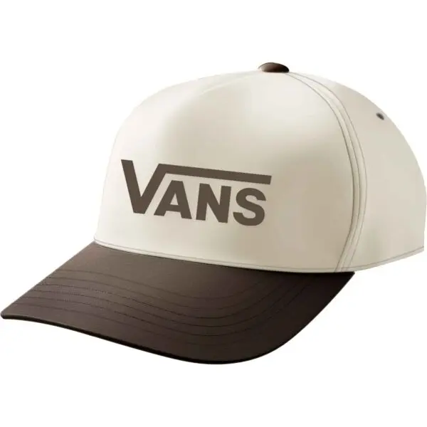 Vans Vans DROP V LOGO SNAPBACK DRIED KELP Шапка с козирка, бяло, размер