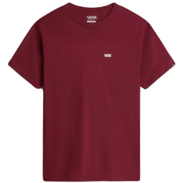 Vans Vans MN LEFT CHEST LOGO TEE Мъжка тениска, винен, размер XXL