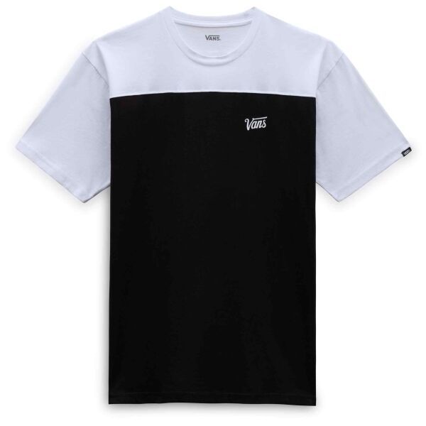 Vans Vans SCRIPT CREW BLOCK S/S Мъжка тениска, черно, размер S