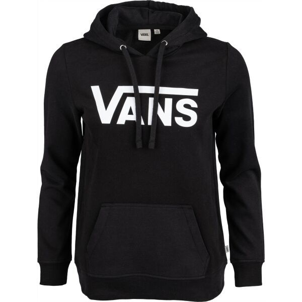 Vans Vans WM DROP V LOGO HOODIE Дамски суитшърт, черно, размер XS