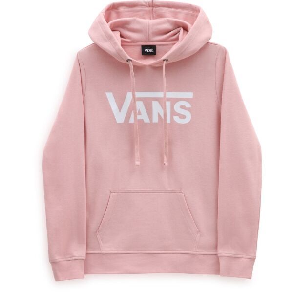 Vans Vans WM DROP V LOGO HOODIE Дамски суитшърт, розово, размер