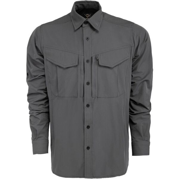 VAVWEAR VAVWEAR TACFLEX03 Мъжка риза, тъмносиво, размер