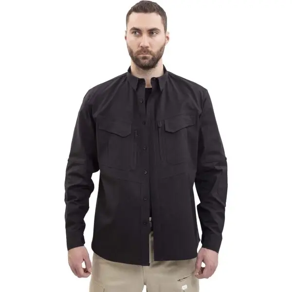 VAVWEAR VAVWEAR TACTEC01 Мъжка риза, черно, размер
