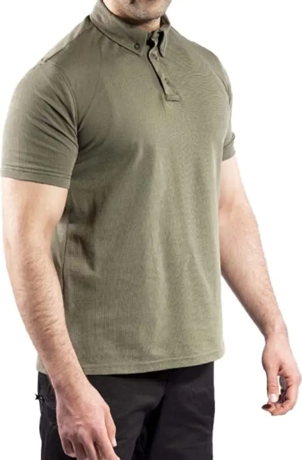 VAVWEAR VAVWEAR TLAC01 Мъжка тениска с яка, khaki, размер
