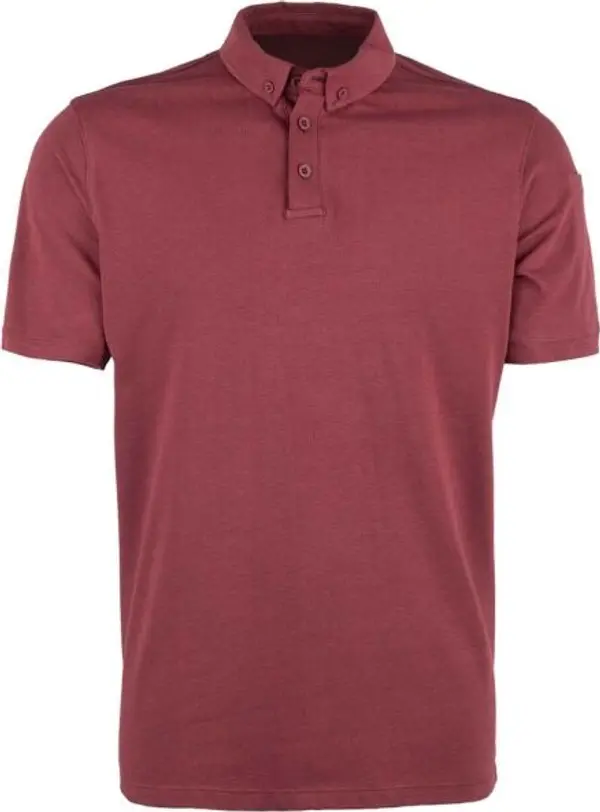 VAVWEAR VAVWEAR TLAC01 Мъжка тениска с яка, винен, размер XXXL