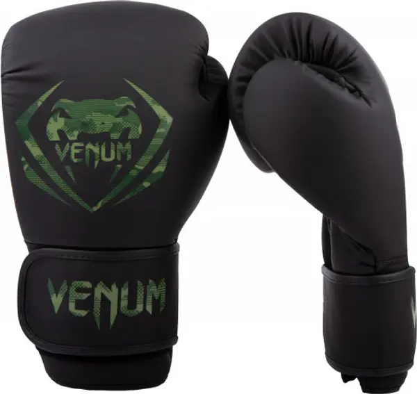 Venum Venum CONTENDER BOXING GLOVES Боксьорски ръкавици, черно, размер