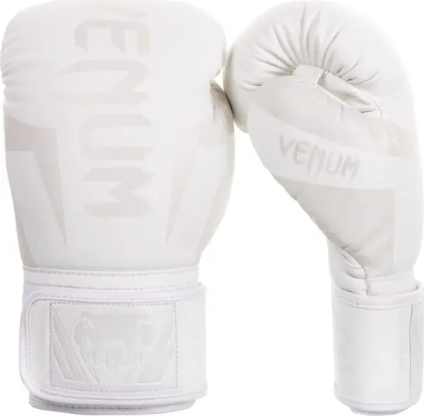 Venum Venum ELITE BOXING GLOVES Боксьорски ръкавици, бяло, размер