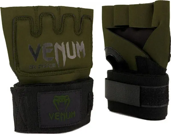 Venum Venum KONTACT GEL GLOVE WRAPS Ръкавици, khaki, размер