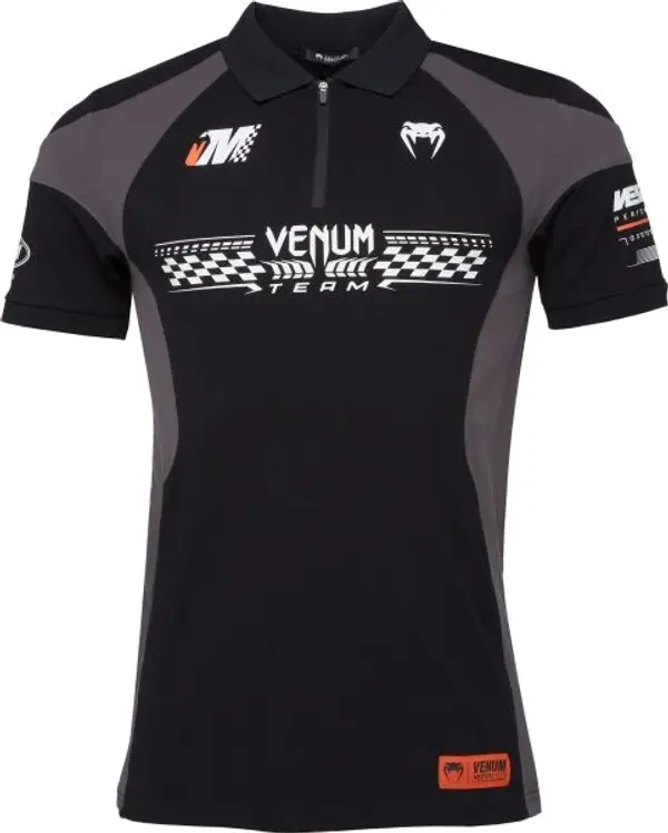 Venum Venum MOTORSPORT POLO Мъжка тениска, черно, размер