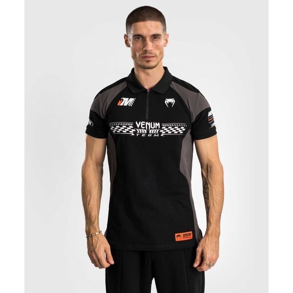 Venum Venum MOTORSPORT POLO Мъжка тениска, черно, размер
