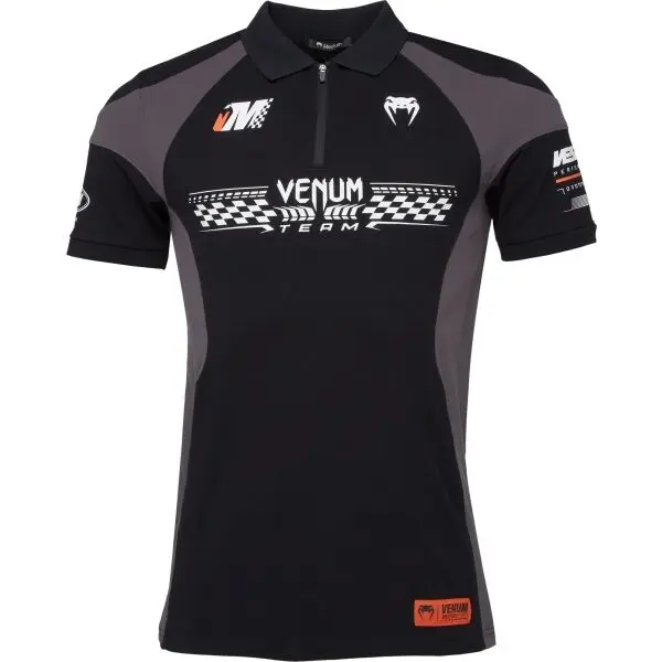 Venum Venum MOTORSPORT POLO Мъжка тениска, черно, размер