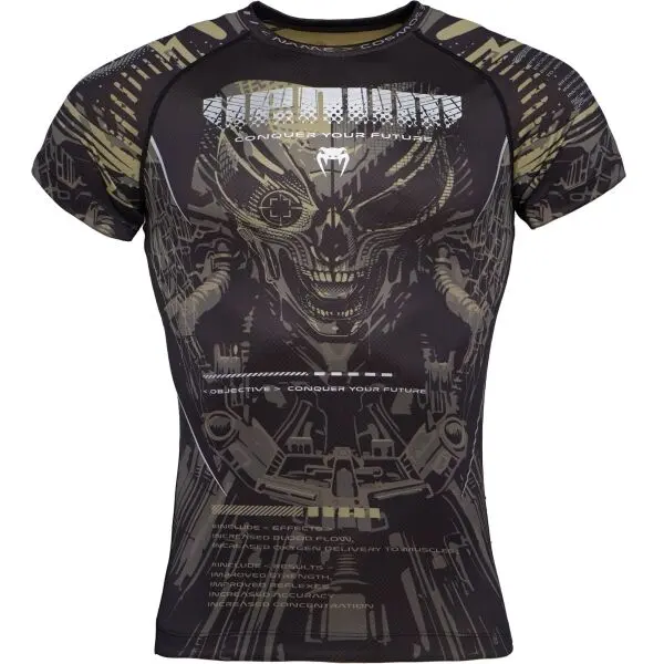 Venum Venum SPACE INVADER SHORT SLEEVE Спортна блуза, черно, размер