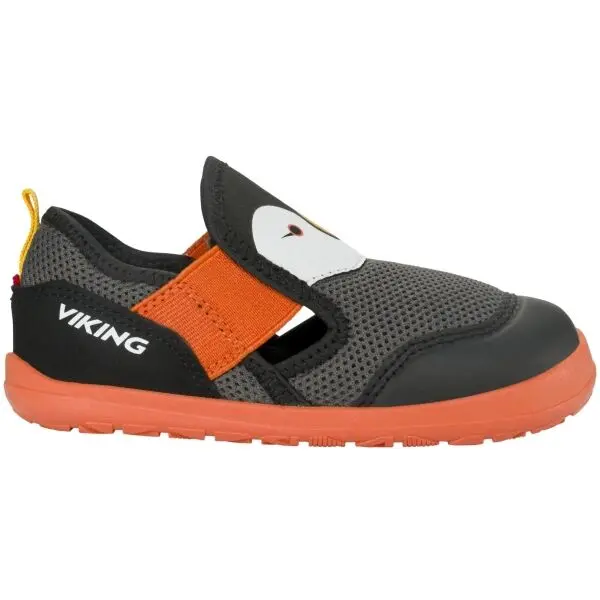 VIKING BY NORWAY VIKING BY NORWAY ALV BAREFOOT PAW SANDAL Детски barefoot сандали, тъмносиво, размер
