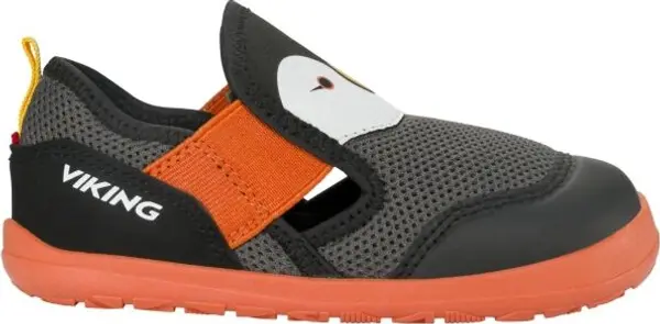VIKING BY NORWAY VIKING BY NORWAY ALV BAREFOOT PAW SANDAL Детски barefoot сандали, тъмносиво, размер