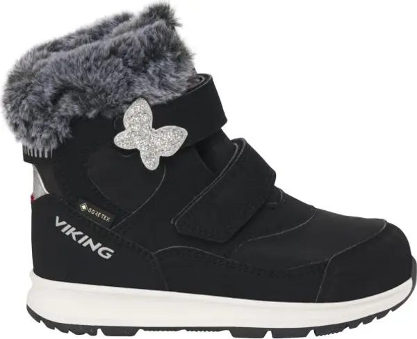 VIKING BY NORWAY VIKING BY NORWAY BELLE BUTTERFLY WARM GTX 2V Момичешки зимни обувки, черно, размер