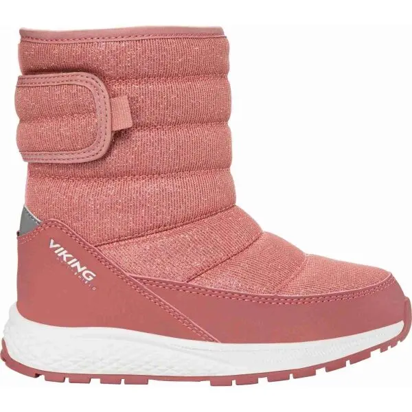 VIKING BY NORWAY VIKING BY NORWAY EQUIP PULL-ON WARM WP 2V Детски зимни обувки, розово, размер