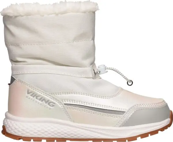 VIKING BY NORWAY VIKING BY NORWAY EQUIP SHINE WARM WP PULL ON Детски зимни ботуши, бяло, размер
