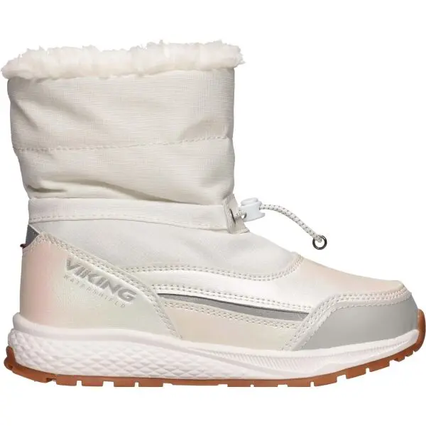 VIKING BY NORWAY VIKING BY NORWAY EQUIP SHINE WARM WP PULL ON Детски зимни ботуши, бяло, размер
