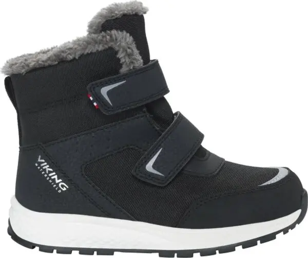 VIKING BY NORWAY VIKING BY NORWAY EQUIP WARM WP 2V Детски зимни обувки, черно, размер