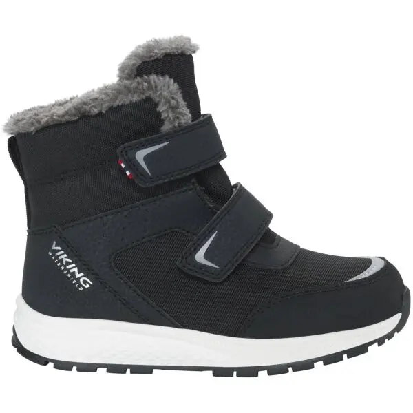 VIKING BY NORWAY VIKING BY NORWAY EQUIP WARM WP 2V Детски зимни обувки, черно, размер