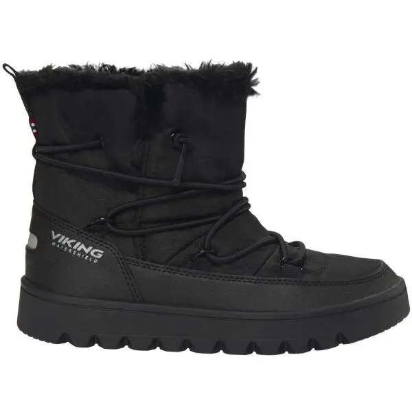 VIKING BY NORWAY VIKING BY NORWAY SNOWFLAKE WARM WP SL Детски зимни ботуши, черно, размер