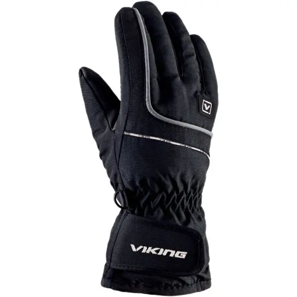 Viking Viking КЕВИН Детски ски ръкавици, черно, размер