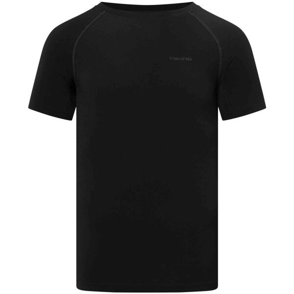 Viking Viking LOCKNESS T-SHIRT BAMBOO Мъжки функционален потник, черно, размер