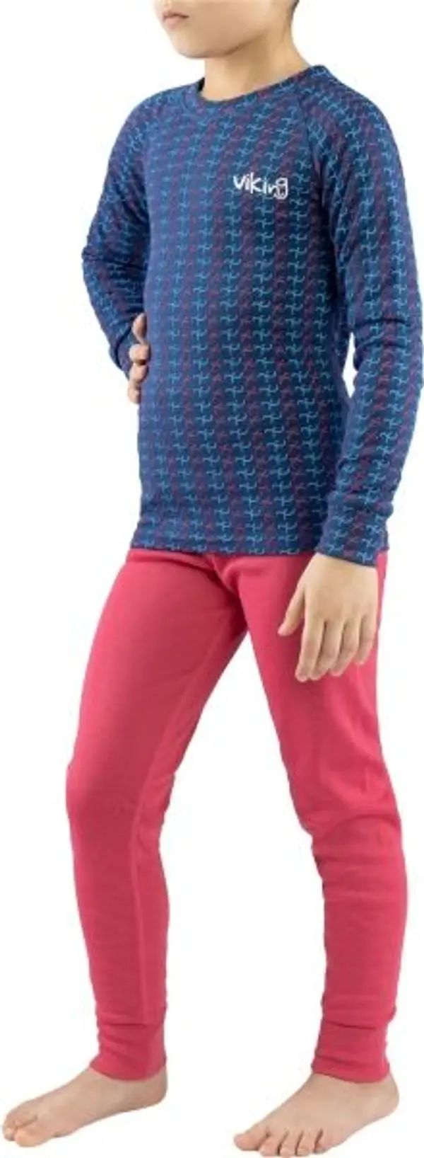 Viking Viking NINO SET Детско термобельо, синьо, размер