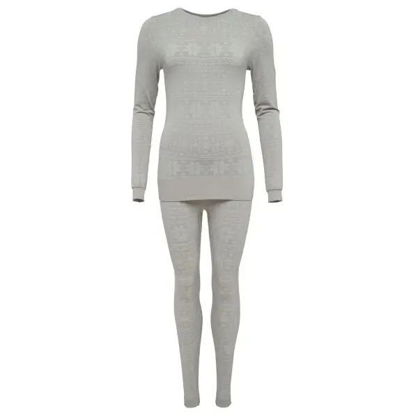 Viking Viking SIGRID SET Дамско термобельо, светло-зелено, размер