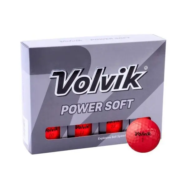 VOLVIK VOLVIK GB VV POWER SOFT 12KS Топчета за голф, червено, размер