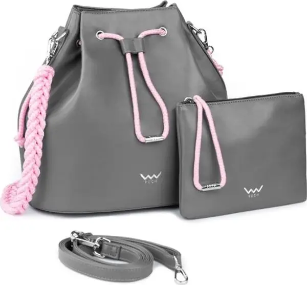 VUCH VUCH LIBANE Дамска чанта, сиво, размер