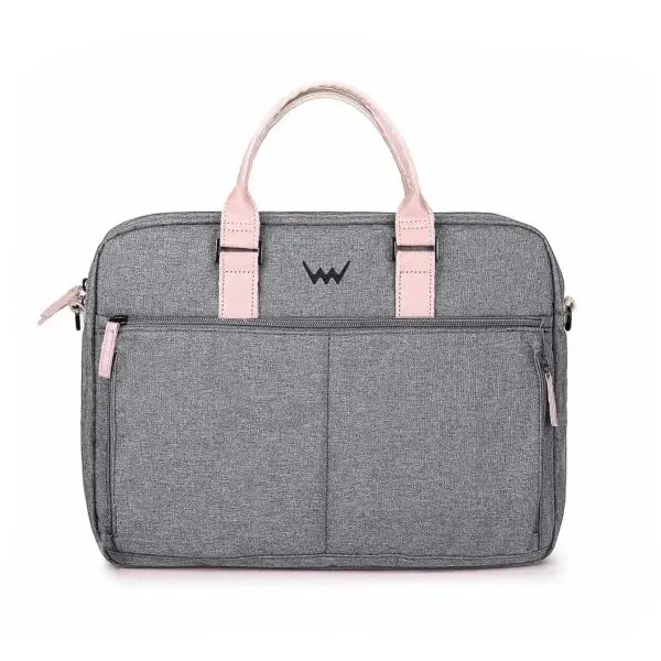 VUCH VUCH MEMORIES Дамска чанта за лаптоп, сиво, размер