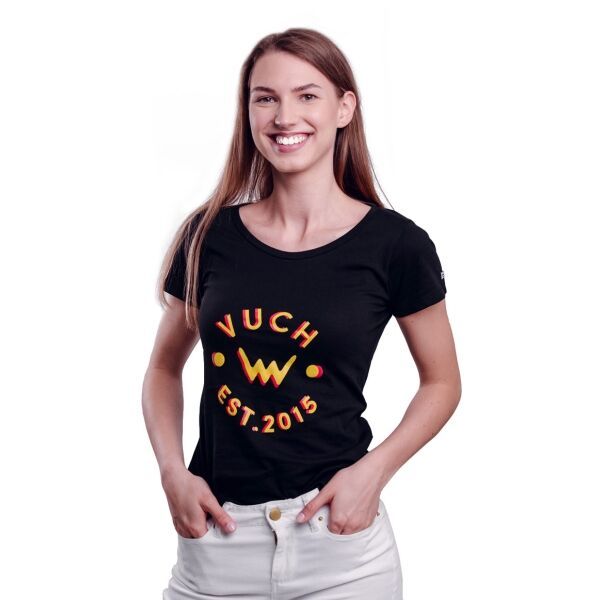 VUCH VUCH CRUDE Дамска тениска, черно, размер S