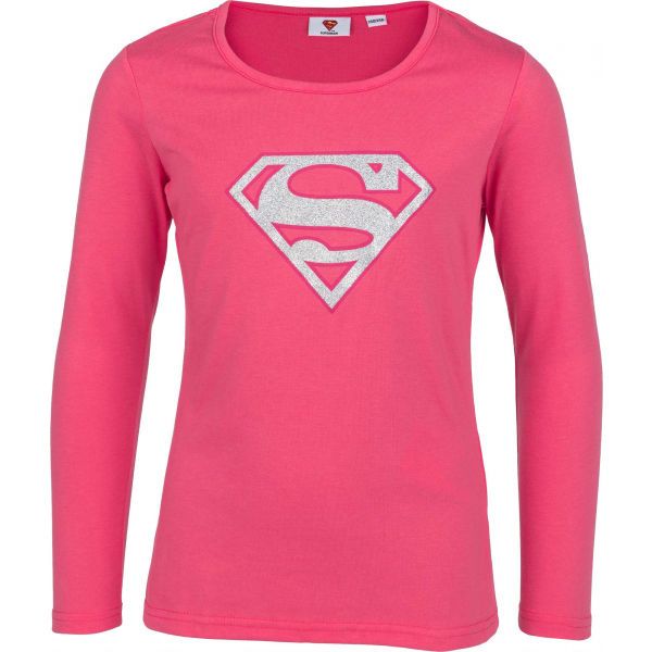 Warner Bros Warner Bros SILA SUPERGIRL Блуза за момичета, розово, размер