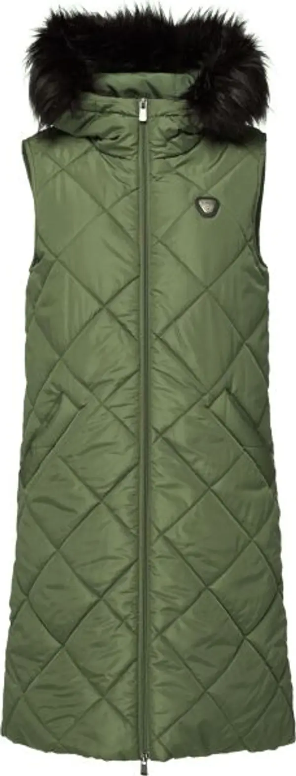 Willard Willard DAGNA Дамски дълъг капитониран елек, khaki, размер