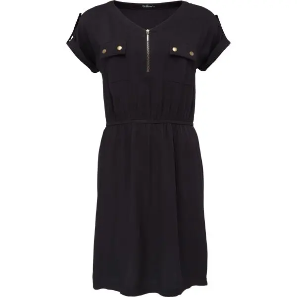 Willard Willard ELVENA Дамска платнена рокля, черно, размер XXL
