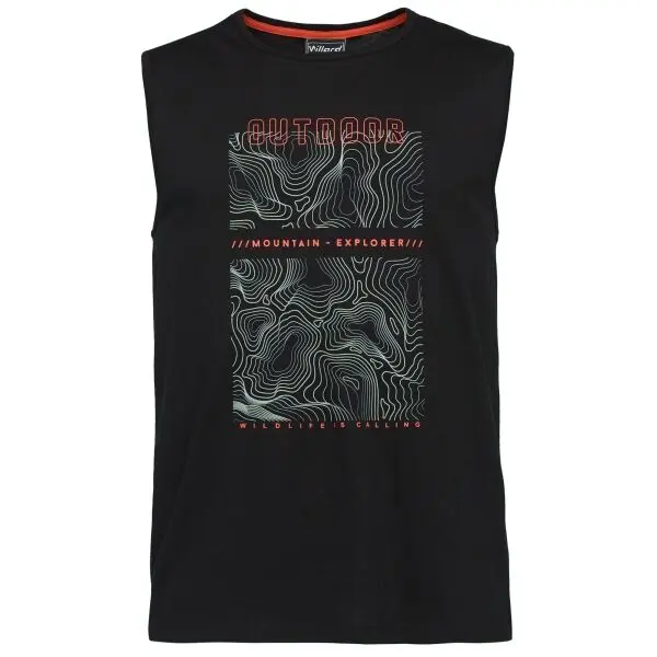 Willard Willard INGVER Мъжки потник, черно, размер XXL