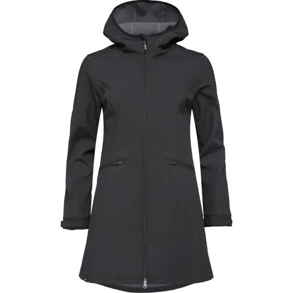 Willard Willard JACKET 252861 Дамско софтшел палто с цип по цялата дължина, черно, размер XXL