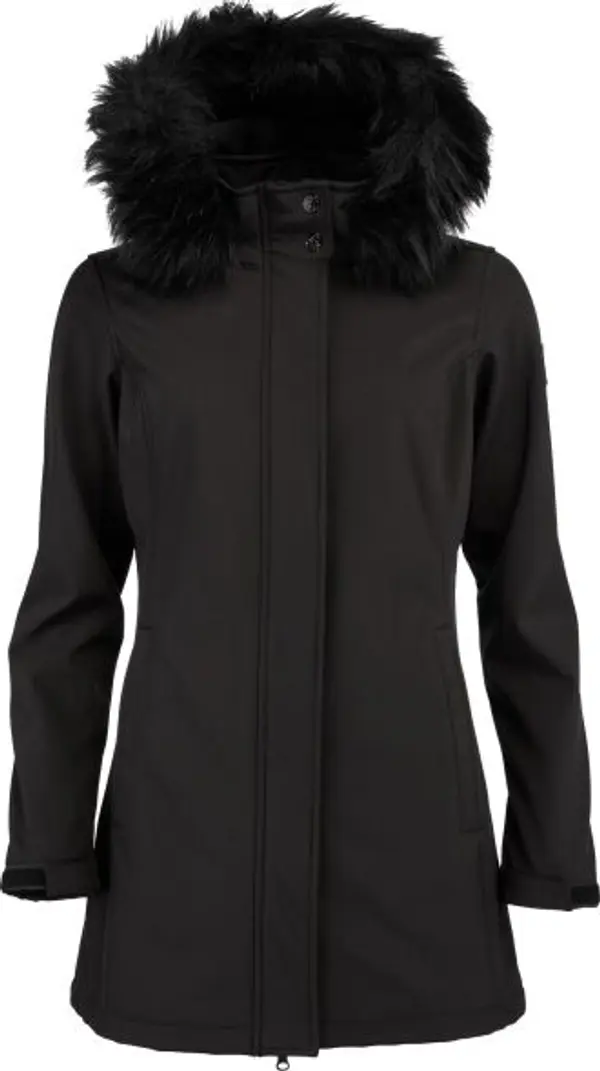 Willard Willard KLARISA Дамско софтшел дълго яке, черно, размер