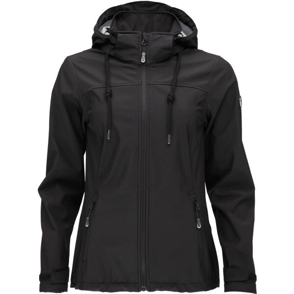 Willard Willard MINEA Дамско софтшел яке, черно, размер