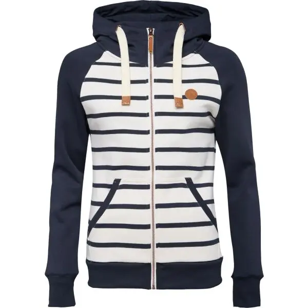 Willard Willard MODI Дамски суичър с цип по цялата дължина, тъмносин, размер