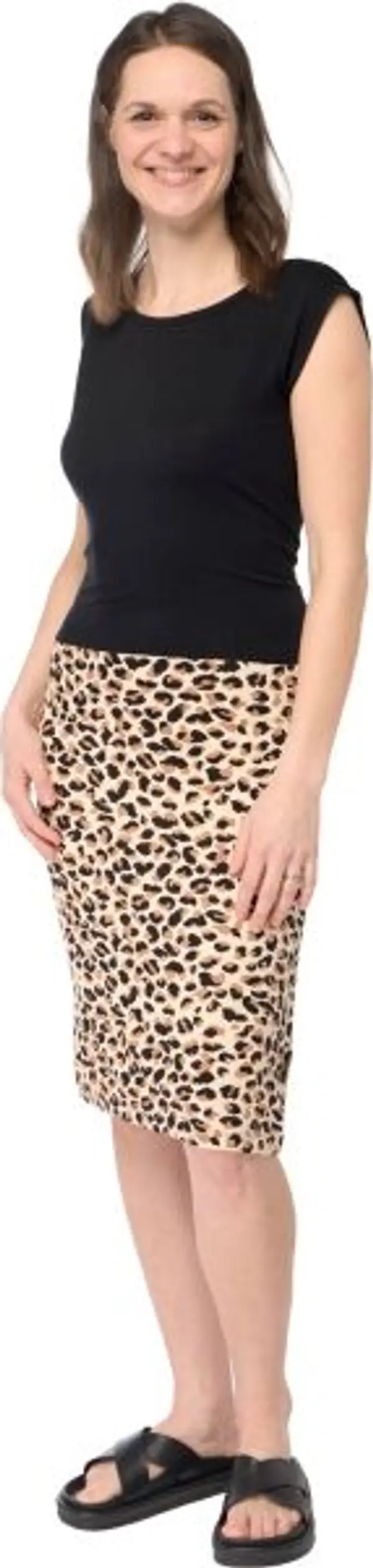 Willard Willard NURIA Удобна дамска лятна рокля, черно, размер