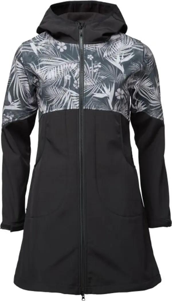 Willard Willard ORANA Дамско софтшел дълго яке, черно, размер