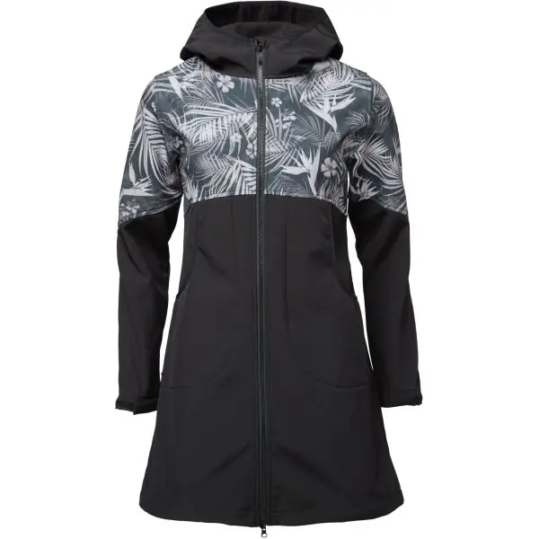 Willard Willard ORANA Дамско софтшел дълго яке, черно, размер