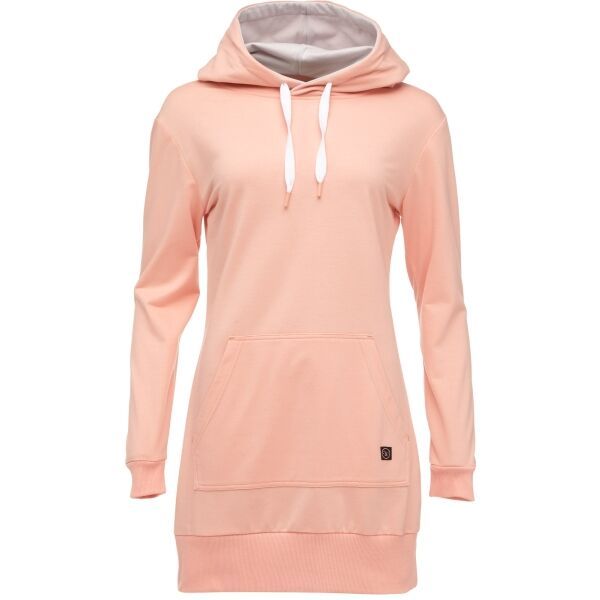 Willard Willard RAGNA Дамски удължен суитшърт, цвят сьомга, размер