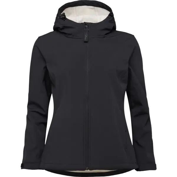 Willard Willard RONASA Дамско софтшел яке с цип по цялата дължина, черно, размер
