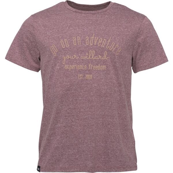 Willard Willard SVENN Мъжка тениска, винен, размер