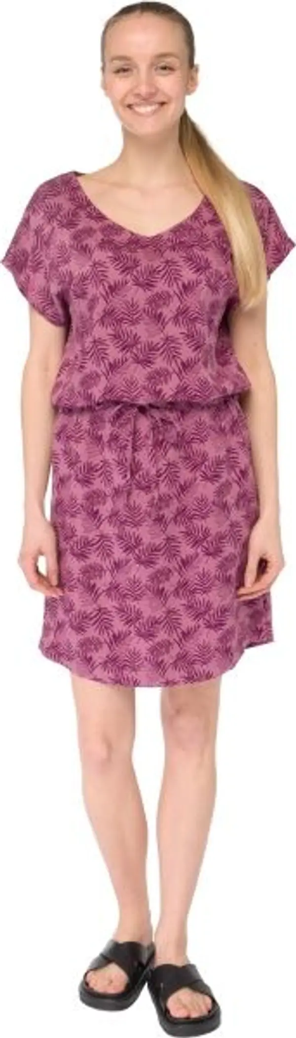 Willard Willard TRISIPA Дамска памучна рокля, винен, размер XXL