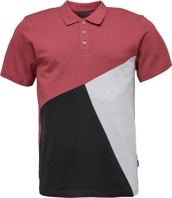 Willard Willard WANDAR Мъжка тениска с яка, винен, размер