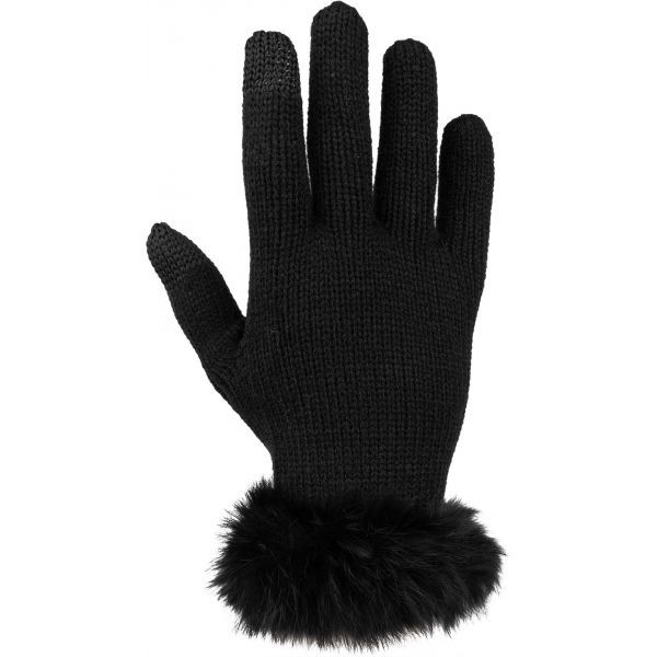 Willard Willard MIKEA Дамски плетени ръкавици, черно, размер UNI